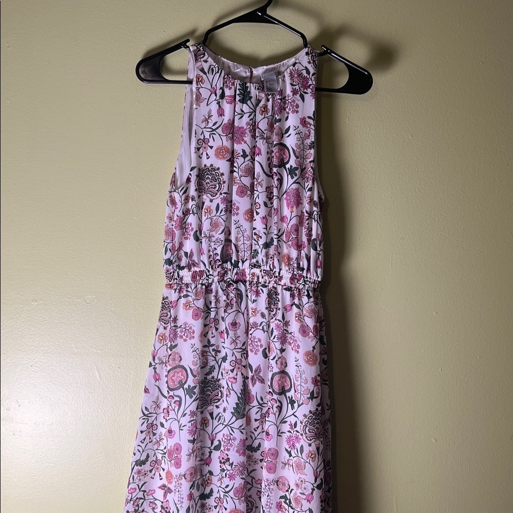 H&M Pink Floral High Low Dress - Picture 2 of 6